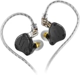 KZ ZS10 Pro X Écouteurs Intra-Auriculaires kz in Ear Monitor, 1DD+4BA, Casque HiFi IEM Gaming avec Plaque Frontale en Alliage Amovible, câble 2 Broches de 0,75 mm, auriculaire Gaming