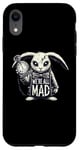 iPhone XR Alice in Wonderland - We're All Mad White Rabbit Mad Hatter Case