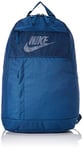 Nike NK ELMNTL BKPK-2.0 LBR Sac à Dos de Sport Mixte Adulte, Valerian Blue/Valerian Blue/(Photon Dust), FR : Taille Unique (Taille Fabricant : MISC)