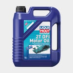 Liqui Moly Delsyntetisk DFI-motorolja till 2-takt Marine 2T DFI Motor Oil, 5 liter, för Evinrude E-Tec & Mercury