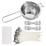 1 Pack Candle Making Kit 3-Hole Candle Wick Fixer Melting Pot Candle Wicks Melting Pot for Making DIY Decorative Candle Scented Candle