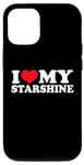 Coque pour iPhone 12/12 Pro J'aime mon Starshine, j'aime Starshine