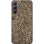 Samsung Galaxy A16 5G Genomskinligt Skal Leopard Mönster