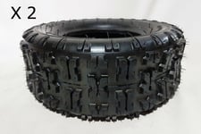 TMQ12X2 2 X TYRES FOR MINI QUAD BIKE / BUGGY / GO KART / LAWNMOWER 13 X 5.00- 6