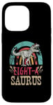 Coque pour iPhone 14 Pro Max Dinosaure pour enfant de 8 ans - 8e anniversaire - Rex Dino Huit Saurus