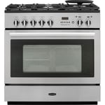 Rangemaster Professional Plus FXP PROP90FXPDFFSS/C 90cm Dual Fuel Range Cooker - Stainless Steel - A Rated