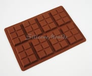 8 cell 6 Section Chocolate Bar 35g Candy Professional Silicone Mould Mold N076