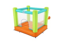 BESTWAY - Aire de Jeux avec Trampoline - Jeu de Plein Air - 53394 - Orange - Jump and Soar - Plastique - 194 cm x 175 cm - Enfant - Jeu Gonflable - À Partir de 3 Ans