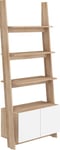 Lattiahylly Rack 80-1D, vaalea tammi / valkoinen.