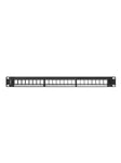 Lanberg PPKS-1024-B Patch Panel Blank 24-Port 1U for Keystone Modules Black