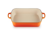 Le Creuset Plat Signature Rectangulaire en Fonte Émaillée, 33 cm, 4,9 L, 3,85 kg, Volcanique, 20184330902422