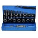 Coffret 32 pi?ces taraud fili?re foret tourne ? gauche M3 - M12 BGS TECHNIC