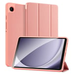 Samsung Tab A9 8.7 (2023) - DUX DUCIS Domo Series Tri-Fold Smart fodral - Pink