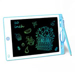 Vicloon Tablette d'écriture LCD,Tablette D'écriture LCD 10 Pouces avec Stylo Ardoise Magique Tableau Portable pour l'écriture et Le Dessin sans Papier,Enfants et Adultes Écriture Dessin (Bleu)