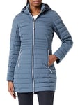 G.I.G.A. DX Female Parka fonctionnelle décontractée en duvet avec capuche amovible Bacarya, smoke blue, 34, 34275-000