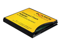 Delock Compact Flash Adapter - Adaptateur de carte (MMC, SD, SDHC, SDXC) - CompactFlash