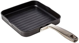 IBILI - Grill Titan, 23 cm, Fonte d’aluminium, Antiadhésif, Compatible avec l’induction