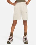 Nike Sportswear Older Kids' (Girls') Dri-FIT Fleece Shorts