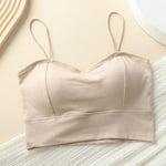 Banrib-Soutien-Gorge Intégré Sans Petit Coussin Avec Haut Pour Femme,Beauté De La Poitrine,Porte-Jarretelles,Sous-Vêtements En Acier Froncé,Anneau Dans Le Dos