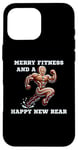 iPhone 16 Pro Max Merry Fitness Happy New Rear Workout Christmas Cookie Case