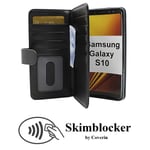 Skimblocker XL Wallet Samsung Galaxy S10 (G973F) (Svart)