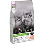 PURINA Pro Plan STERILISED Kitten Croquettes Chaton, Riche en Saumon, 6 boîtes de 1,5 kg