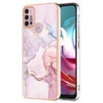 Marmormotiv Motorola Moto G10 / Motorola Moto G20 / Motorola Moto G30 skal - Marmor I Roséguld Rosa