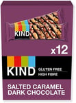 Kind Salted Caramel Dark Chocolate Bar-12 Pack