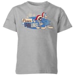 Looney Tunes Peace Among Earthlings Kids' Christmas T-Shirt - Grey - 7-8 Years - Grey