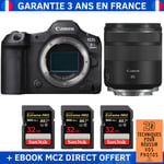 Canon EOS R5 Mark II + RF 85mm f/2 Macro IS STM + 3 SanDisk 32GB Extreme PRO UHS-II SDXC 300 MB/s + Ebook '20 Techniques pour Réussir vos Photos' - Appareil Photo Hybride Canon