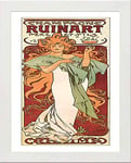 L Lumartos Vintage Poster Champagne Ruinart, White, A3