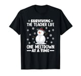 Surviving The Teacher Life One Meltdown At A Time T-Shirt