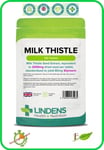 Milk Thistle 100mg 120 Tablets Pack, Natural Liver & Detox Supplement LINDENS UK