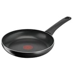 Tefal Titanium Essential Frying Pan 20 cm, High-Performance Non-Stick Coating, Metal Spatula Safe, All Hobs excluding Induction, B9410244