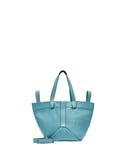 Liebeskind Sac de Shopping S-Elvira Lmb SF Ver-Bleu pétrole, Courses Femme, Sarcelle, S