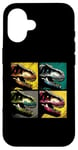 Coque pour iPhone 16 T-Rex Pop Art – Vintage T-Rex Dino Dinosaur Lover