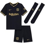 Nike FCB LK NK BRT KIT AW Ensemble de Football Mixte Enfant, Black/(Metallic Gold) (Full Sponsor), FR : L (Taille Fabricant : L)