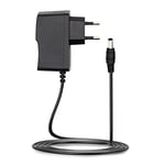 Leyf Alimentation Universelle 5V DC 2A, AC 100-240V 50/60Hz, Adaptateur, Alimentation Enfichable/Longueur de câble 115cm (fiche Jack 5.5-2.1mm) Compatible avec TV Box, Bande LED, Routeur, Caméra