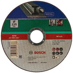 Bosch Accessories 2609256316 Disque à tronçonner à moyeu déporté pour Métaux Diamètre 125 mm Diamètre d'alésage 22/23 Epaisseur 1,6 mm