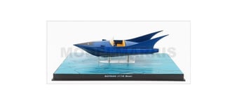 ÉDICOLA BATCOL056 BATMAN - BATMOBILE - BATEAU - BLEU MÉT - 1/43