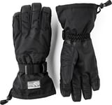 Hestra Gauntlet Sr. - 5 Finger Black/Black, 12