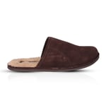 Edward Leather Winter Slide Slippers