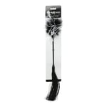 Sex & Mischief Whipper Tickler -  Black & White Feather Tickler & Rubber Whip