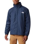 THE NORTH FACE - Men's Resolve Jacket - Waterproof and Breathable Hiking Jacket - Summit Navy/TNF White, XXL