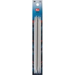 Prym Locking Knitting Needle, Steel, Pearl Grey, 20 cm Länge x 7 mm Stärke