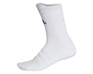 Adidas Men Alphaskin Lightweight Cushioning Climacool Crew Socks - White/Black, 40-42 (EU)