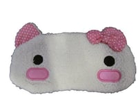 Fat-catz-copy-catz Hello Kitty & Friends Faux Fur novelty eye sleeping travel mask cover (Faux fur Hello Kitty Eye Mask)