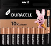 Alkaliska Batterier, Aa, 1,5 V, Duracell, Blisterförpackning, 18-Pack, 42306, Basic