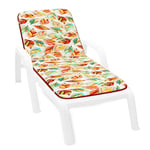 Coussin Longues Souple Feuilles Arc en Ciel Coprisdraio Chaise Transat Jardin