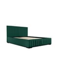 Lit coffre 180x200 coloris vert - Collection LAS